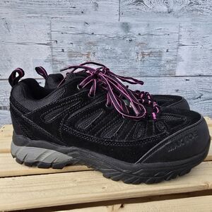 Workload CSA Oil Resistant Black Pink Steel Toe Safety Shoe Womens Size 7